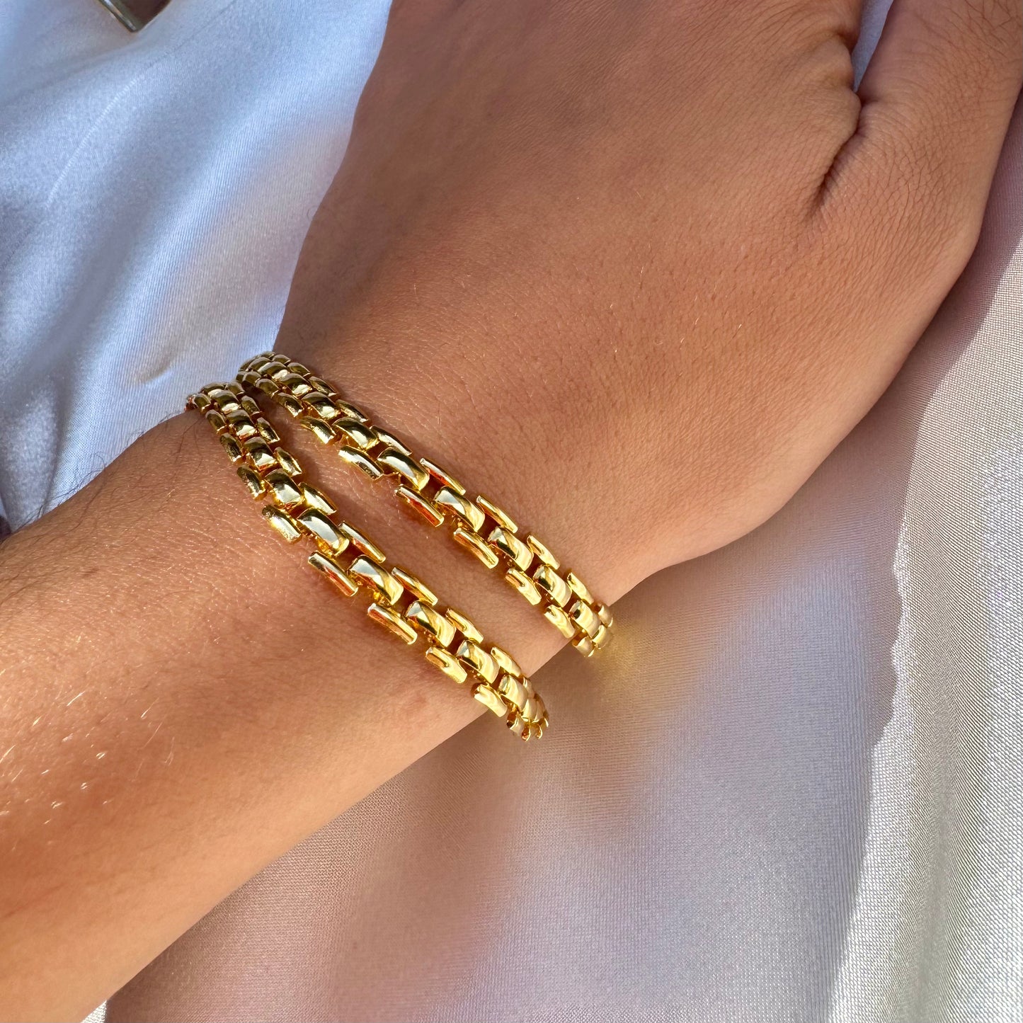 Gold Plated Vintage Style Bracelet